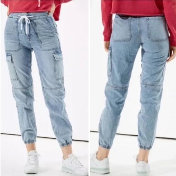 American Eagle Outfitters Denim - American Eagle High Rise Denim Jogger Sz 2